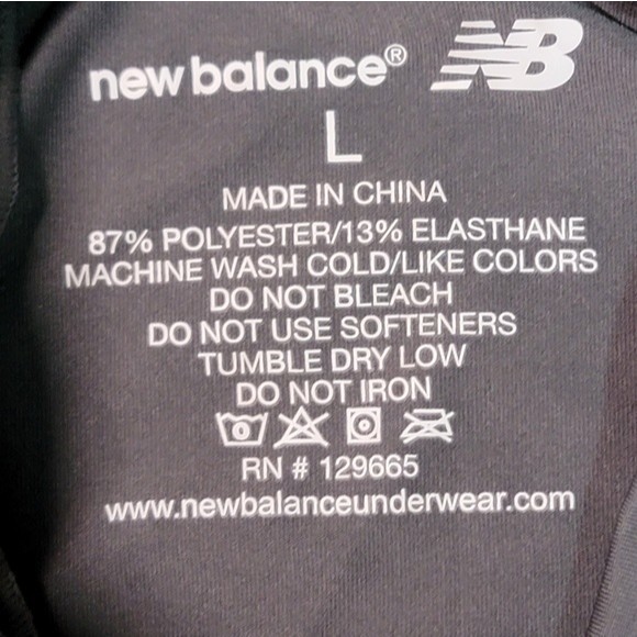 New Balance Women's Gray Base Layer Long Sleeve Shirt Size Large - Picture 3 of 3